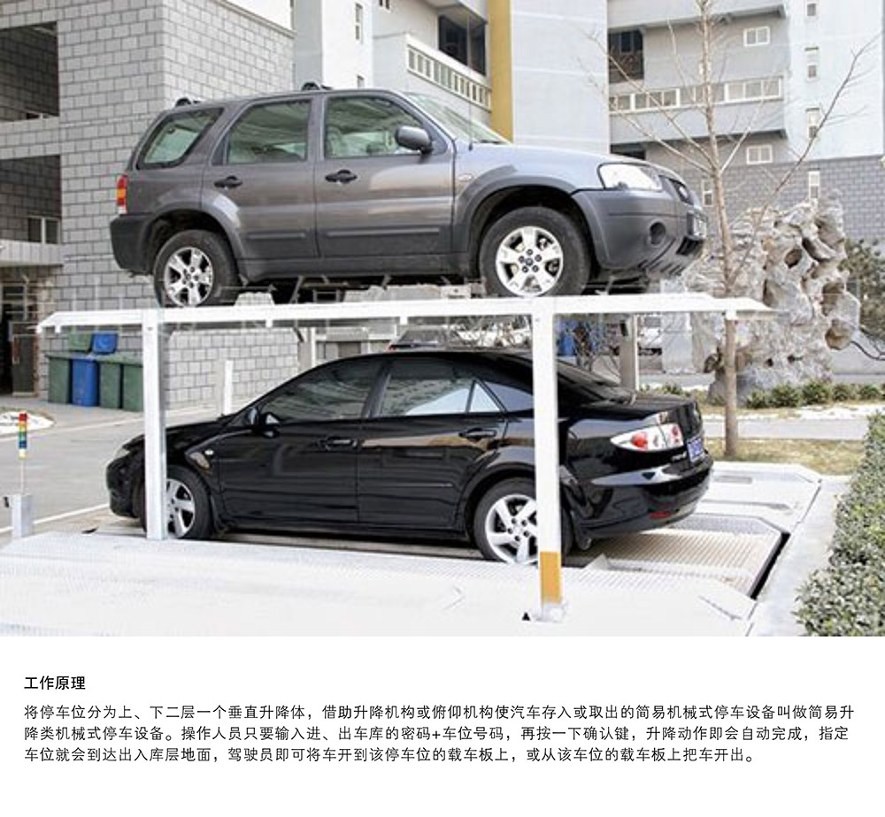 重慶四川PJS2D1二層地坑簡易升降立體車庫工作原理.jpg