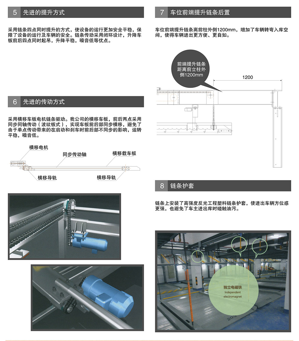 重慶四川PSH升降橫移立體車庫提升方式鏈條保護.jpg